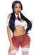 Костюм зухвалої школярки Leg Avenue Naughty SchoolGirl, one size, топ, спідниця та краватка