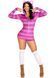 Комбінезон-костюм кішечки Leg Avenue Comfy Cheshire XS, з капюшоном