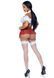 Костюм зухвалої школярки Leg Avenue Naughty SchoolGirl, one size, топ, спідниця та краватка