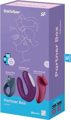 Набір Satisfyer Partner Box 3 (Double Joy, Sexy Secret, Royal One) SX1215 фото