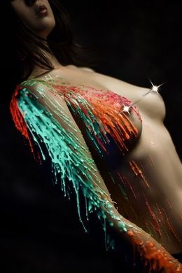 Воскова свічка для БДСМ зелена Art of Sex 15 см SO5955 фото