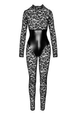 Комбінезон Noir Handmade F299 Enigma lace catsuit with underbust bodice - L