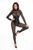 Комбінезон Noir Handmade F299 Enigma lace catsuit with underbust bodice - L