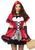 Эротический костюм Красной шапочки Leg Avenue Gothic Red Riding Hood S, платье, накидка