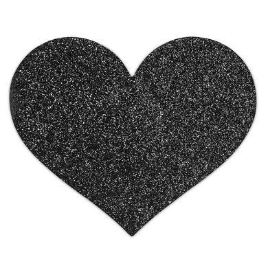 Прикраса на соски Bijoux Indiscrets &ndash; Flash Heart Black