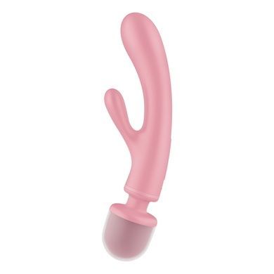 Вібратор-кролик Satisfyer Triple Lover Pink SO8790 фото