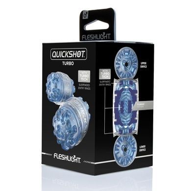 Мастурбатор Fleshlight Quickshot Turbo Blue Ice SX0678 фото