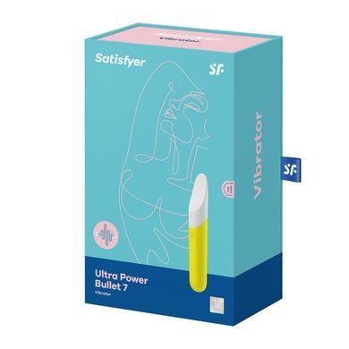 Мінівібратор Satisfyer Ultra Power Bullet 7 Yellow SO5436 фото