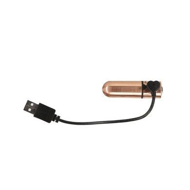 Вибропуля Powerbullet First-Class Bullet Rose Gold SO6847 фото