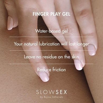 Гель-смазка для мастурбации Bijoux Indiscrets Slow Sex Finger Play Gel SO5901 фото