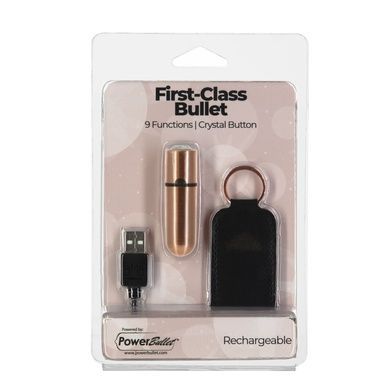 Вибропуля Powerbullet First-Class Bullet Rose Gold SO6847 фото