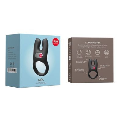 Эрекционное виброкольцо Fun Factory NŌS black SX0973 фото