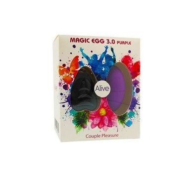 Виброяйцо Alive Magic Egg 3.0 Purple с пультом ДУ AL40763 фото
