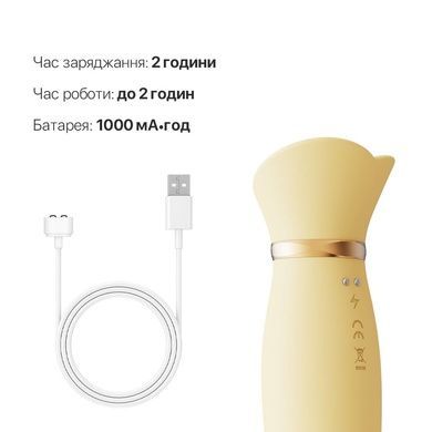 Пульсатор Zalo ROSE Thruster Lemon Yellow SO6683 фото