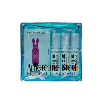 3 смазки Amoreane Med (3х10мл) и вибропуля Adrien Lastic SO3838 фото