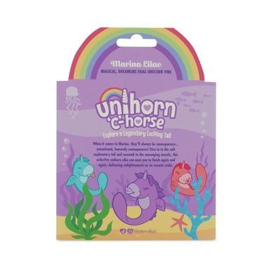 Вибратор-единорожка Unihorn &ndash; C Horse &ndash; Marina Lilac, вагинально-клиторальная стимуляция SX2863 фото