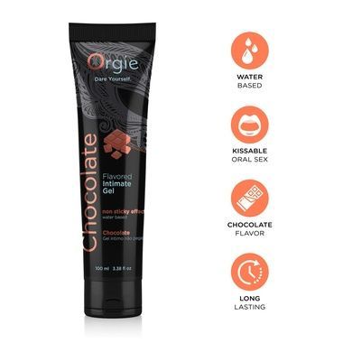Оральна змазка Orgie Lube Tube Шоколад 100мл SX1512 фото