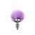 Анальная пробка с хвостом Alive Fluffy Twist Plug S Purple SO6306 фото