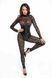 Комбінезон Noir Handmade F299 Enigma lace catsuit with underbust bodice - L