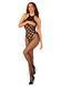 Сетчатый бодистокинг с имитацией боди Obsessive Bodystocking G332 S/M/L, black, с доступом