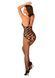 Сетчатый бодистокинг с имитацией боди Obsessive Bodystocking G332 S/M/L, black, с доступом