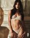 Комплект Obsessive Alissium 2-pcs set, XS/S, мереживо, ліф з м&rsquo;якою чашкою, трусики танга