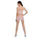 Бодістокінг мінісукня з метеликами Passion BS090 One Size white