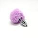 Анальная пробка с хвостом Alive Fluffy Twist Plug S Purple SO6306 фото 3