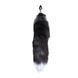 Анальна пробка з хвостом Alive Black And White Fox Tail S SO6321 фото 2