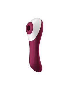 Вакуумний стимулятор Satisfyer Dual Crush Wine Red SO6088 фото