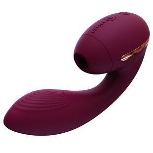 Вакуумний вібратор KISTOY Tina Mini Viole SO4953 фото