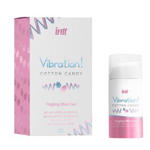 Рідкий вібратор Intt Vibration Cotton Candy 15 мл SO9812 фото