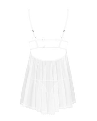 Пеньюар и трусики Obsessive Heavenlly babydoll & thong XS/S
