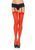 Сексуальні панчохи під підв&rsquo;язки Leg Avenue Sheer Stockings Red, one size