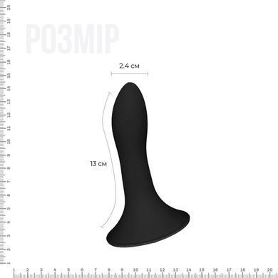 Дилдо с присоской Adrien Lastic Hitsens 5 Black AD24059 фото