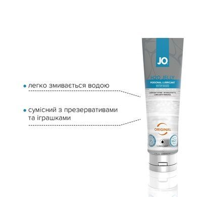Лубрикант на водній основі JO H2O JELLY ORIGINAL 120 мл SO1453 фото