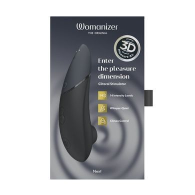 Вакуумный клиторальный стимулятор Womanizer Next Black SX0530 фото