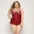 Сексуальний корсет зі стрепами JSY &laquo;Гаряча Тейлор&raquo; Plus Size, Red, мереживо, стрінги