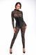 Комбинезон Noir Handmade F299 Enigma lace catsuit with underbust bodice - XL