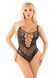 Боди Leg Avenue Rhinestone Net и Lace Bodysuit One Size, Black