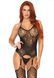 Еротичний бодістокінг Leg Avenue Jacquard net Black, імітація панчіх, відкритий доступ, one size