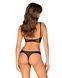Комплект Obsessive Roxelia 2-pcs crotchless set M/L