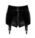 Шортики Noir Handmade F325 Glam suspender wetlook and vinyl shorts - XL