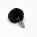 Анальная пробка с хвостом Alive Fluffy Twist Plug S Black SO6307 фото 2