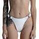 Сексуальные женские трусики из натуральной кожи Feral Feelings String Bikini One Size белые