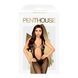 Бодістокінг із глибоким вирізом на спині Penthouse - Forbidden Fruit Black S/L