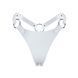 Сексуальные женские трусики из натуральной кожи Feral Feelings String Bikini One Size белые