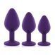 Набор анальных пробок Rianne S: Booty Plug Set Purple SO3908 фото 1