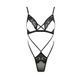 Боді монокіні з відкритими грудьми Passion DIABOLINA BODY XXL/XXXL, black