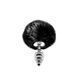 Анальная пробка с хвостом Alive Fluffy Twist Plug S Black SO6307 фото 1